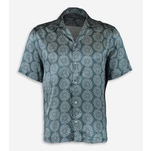FRESCOBOL CARIOCA Rio de Janeiro Roberto Medalhao Print Silk Shirt BNWT