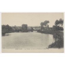 Abbeville La Somme en aval le Faubourg de Rourray France RPPC Neurdein c1910 WW1