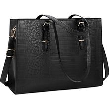Laptop Bag for Women 15.6 Inch Laptop Tote Bag Leather Classy Computer Briefcase