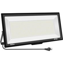 800W LED Flood Light Outdoor, 6000K 80000LM Daylight White Security Lights outsi