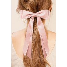 Apricot Pink Double Bow Knot Alligator Hair Clip