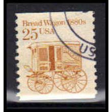 Used 2136 25c Bread Wagon Fine W4485