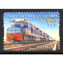 AUSTRALIA: 2020, $1.10 CONTINENTAL RAILWAY, USED SELF-ADHESIVE STAMP. 183-208