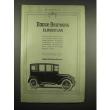 1917 Dodge Brothers Closed Car Ad