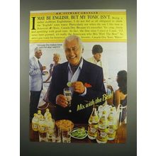1984 Canada Dry Tonic Water Ad - Stewart Granger