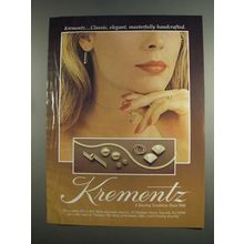 1984 Krementz Jewelry Ad - Classic, Elegant