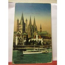 ST. MARTIN DOM, COLN AM RHEIN, GERMANY unused antique postcard KOLN =