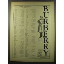 1955 Burberry Coats Ad - The world's finest weather-proofs, topcoats