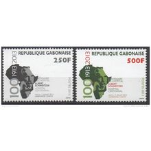 Gabon 2013 Mi. 1710 - 1711 1913 centenaire Albert Schweitzer 250 & 500 F MNH**
