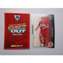 Stuart Parnaby Middlesbrough Shoot Out 2005 2006 Magic Box Football Card (EF1)