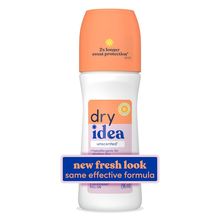Dry Idea Roll-On Deodorant & Antiperspirant | 2X Longer Sweat Protection | 72-Ho