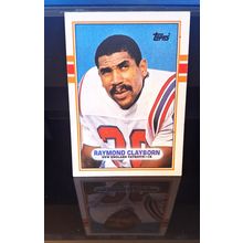 RAYMOND CLAYBORN 1989 TOPPS FOOTBALL CARD #203