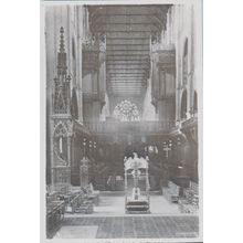 The Choir St. Albans Cathedral St Albans Hertfordshire Postcard (QHER384)
