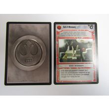 Star Wars 1996 A New Hope Decipher CCG B/B Card Quite A Mercenary LS