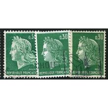 1967/1969 Yvert 1536A+1611+1611b - #3 fine used (o)