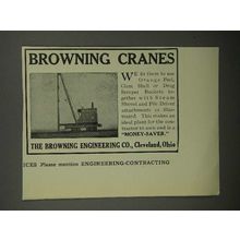 1911 Browning Engineering Co. Cranes Ad