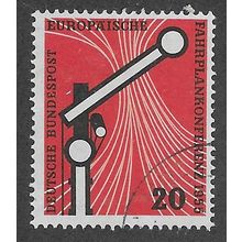 GER 1955 20pf 'RAILWAY TIMETABLE CONFERENCE ' FINE USED (EBID63-118)