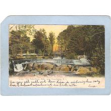 Rhode Island East Providence The Falls Hunt's Mills Undivided Back UDB~414