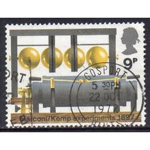 GB 1972 75th Anniversary of Marconi / Kemp Transmission Experiments 9p Used