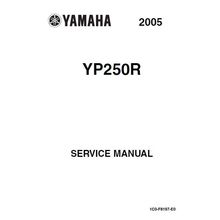 YAMAHA YP250R SERVICE MANUAL 2005 SCOOTER 370 PAGES IN ENGLISH