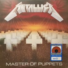 Master of Puppets by Metallica Battery Brick Walmart Exclusive Vinyl NEW SEALED