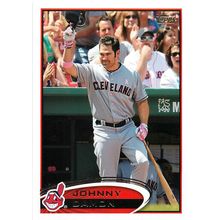 2012 Topps Update Johnny Damon