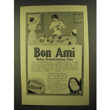 1911 Bon Ami Cleanser Ad - Makes Housecleaning Easy
