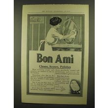 1911 Bon Ami Cleanser Ad - Cleans, Scours, Polishes