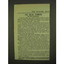 1909 Postum Drink Ad - An Old Timer