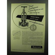1950 Honeywell Hi-Lift Hand Control Valve Ad