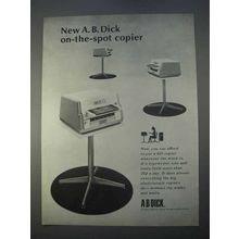 1966 A.B. Dick 610 Copier Ad - On-the-Spot