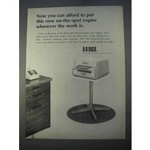 1966 A.B. Dick 610 Electrostatic Dry Copier Ad - Afford