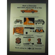 1966 Cheverolet Impala Sport Coupe Ad - Out On a Trip