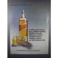 1971 Johnnie Walker Red Scotch Ad - Coldly Received