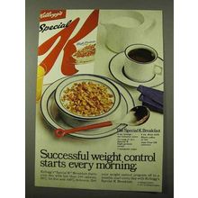 1971 Kellogg's Special K Cereal Ad - Weight Control