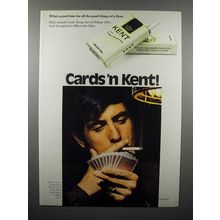 1971 Kent Cigarette Ad - Cards 'n Kent