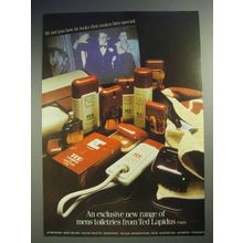 1978 Ted Lapidus Mens Toiletries Ad