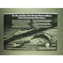 1985 CVA Connecticut Valley Arms Ad - It's the quality that keeps these