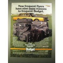 1987 Budget Rent a Car Ad - Frequent Flyers Have More Reasons