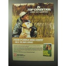 1987 Purina Dog Chow Ad - In Top Condition