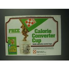 1987 Purina Fit & Trim Ad - Calorie Converter
