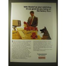 1989 Nixdorf Computer Ad - With Nixdorf as your watchdog