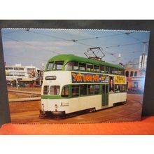 BALLOON CAR No 726 BLACKPOOL TRANSPORT trams unused postcard #