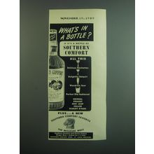 1949 Southern Comfort Ad - What's in a bottle?