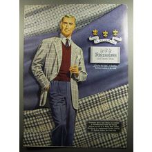 1951 Forstmann Wool Jacket Ad - Quality Craftsmanship Style