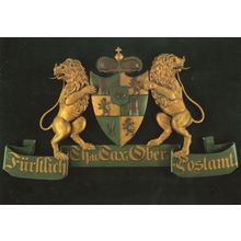 Thurn Und Taxis Germany 1850 Post Office Sign Postcard