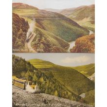 Rheidol Valley Welsh Railway Devils Bridge 1x Oilette + Frifths Old Postcard s