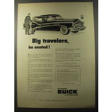 1953 Buick Super Riviera Sedan Car Ad - Big Travelers be seated!