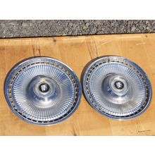 1971 BUICK LESABRE HUBCAPS PAIR