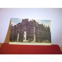 MIDLAND HOTEL, ST PETER'S SQUARE MANCHESTER, LANCASHIRE used postcard 1962 pm =